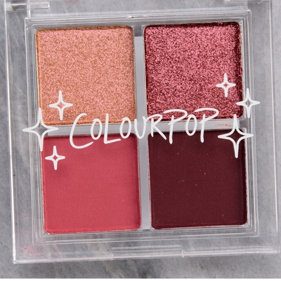 Colourpop Other - ColourPop Eyeshadow Quad: Really Ruby, .21oz, NIB